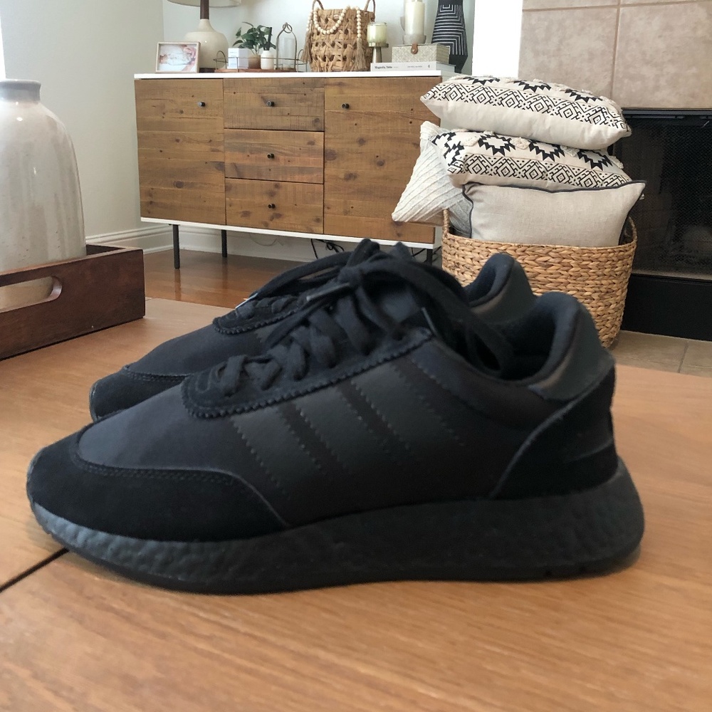 Adidas Black Boost Sneakers Shoes